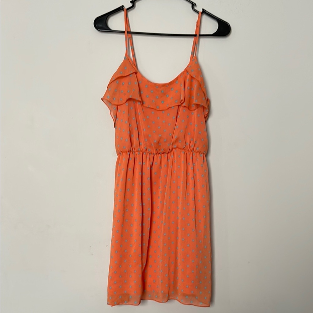Orange Polka Dot Dress